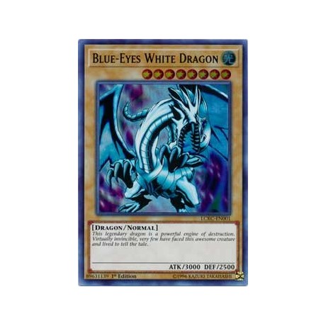 Blue-Eyes White Dragon - LCKC-EN001 (LOB)