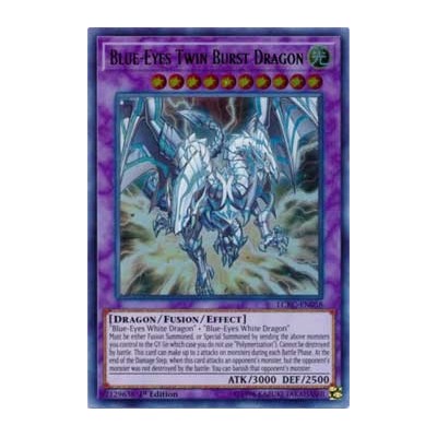 Blue-Eyes Twin Burst Dragon - LCKC-EN058