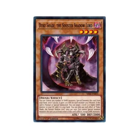 Duke Shade, the Sinister Shadow Lord - SR06-EN003