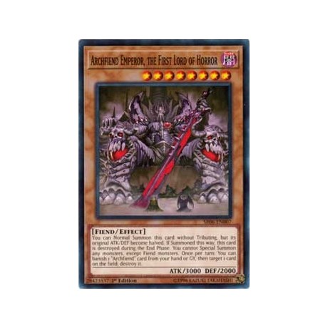 Archfiend Emperor, the First Lord of Horror - SR06-EN007