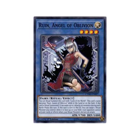 Ruin, Angel of Oblivion - CYHO-EN027