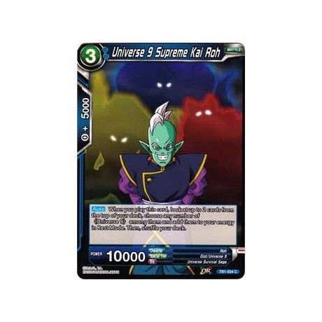 Universe 9 Supreme Kai Roh - TB1-034