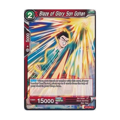 Blaze of Glory Son Gohan - BT4-006