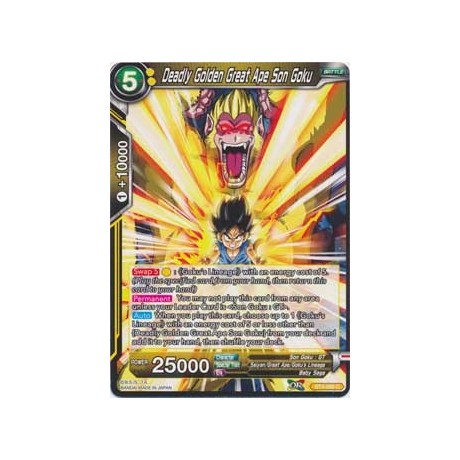 Deadly Golden Great Ape Son Goku - BT4-080