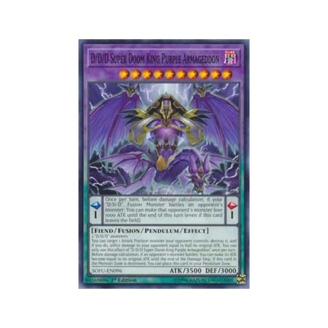 DDD Super Doom King Purple Armageddon - SOFU-EN096