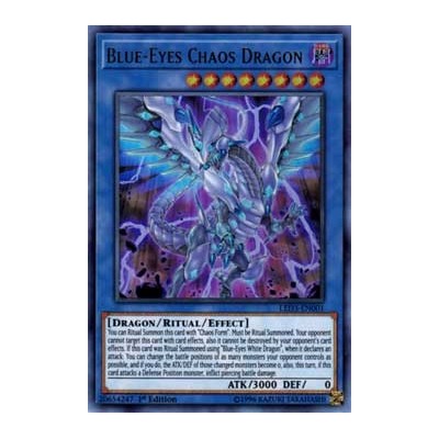 Blue-Eyes Chaos Dragon - LED3-EN001