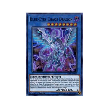 Blue-Eyes Chaos Dragon - LED3-EN001