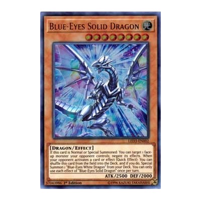 Blue-Eyes Solid Dragon - LED3-EN002