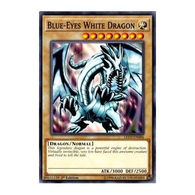 Blue-Eyes White Dragon - LED3-EN006