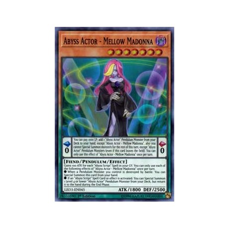 Abyss Actor - Mellow Madonna - LED3-EN045