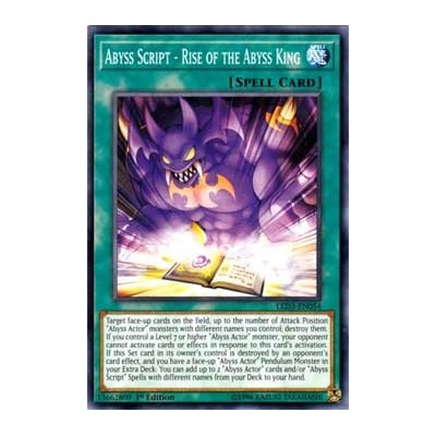 Abyss Script - Rise of the Abyss King - LED3-EN054