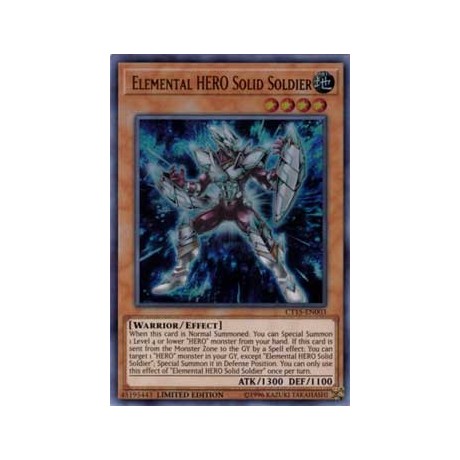 Elemental HERO Solid Soldier - CT15-EN003