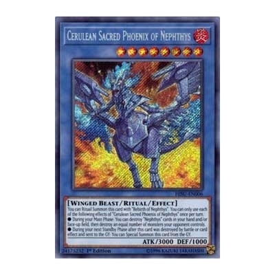 Cerulean Sacred Phoenix of Nephthys - HISU-EN006