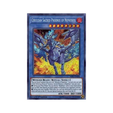 Cerulean Sacred Phoenix of Nephthys - HISU-EN006