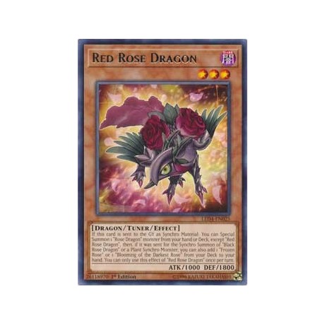 Red Rose Dragon - LED4-EN025