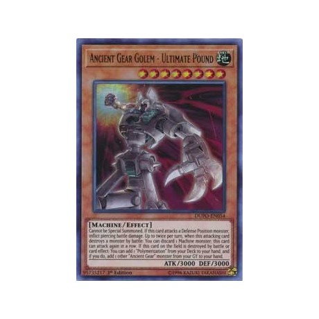 Ancient Gear Golem - Ultimate Pound - DUPO-EN054