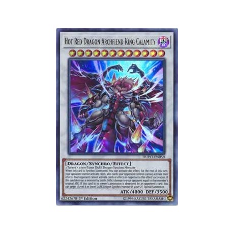 Hot Red Dragon Archfiend King Calamity - DUPO-EN059