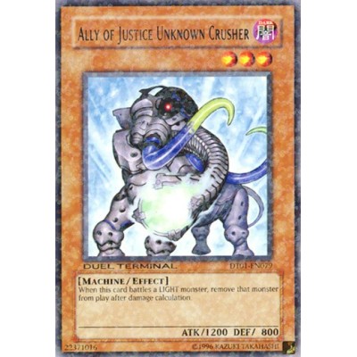 Ally of Justice Unknown Crusher - DT01-EN079