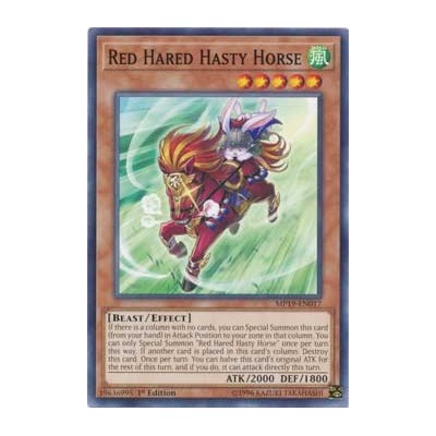 Red Hared Hasty Horse