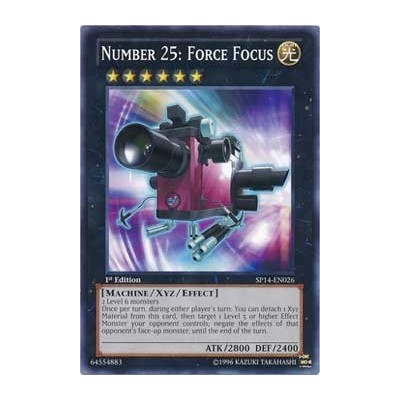 Number 25: Force Focus - SP14-EN026 - Starfoil Rare