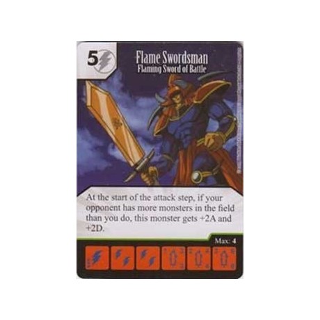 Flame Swordsman - Flaming Sword of Battle - DM-049