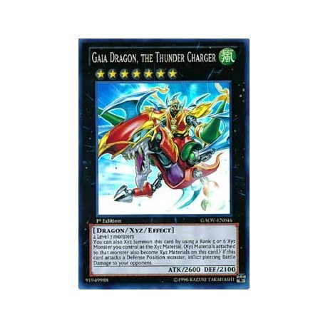 Gaia Dragon, the Thunder Charger - GAOV-EN046