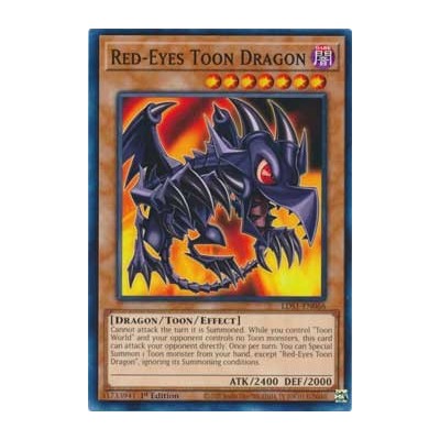 Red-Eyes Toon Dragon - LDS1-EN066