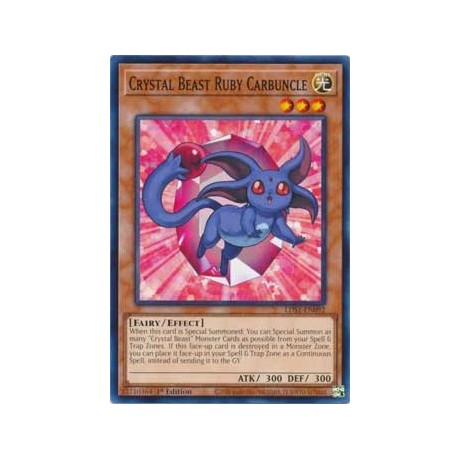 Crystal Beast Ruby Carbuncle - LDS1-EN092