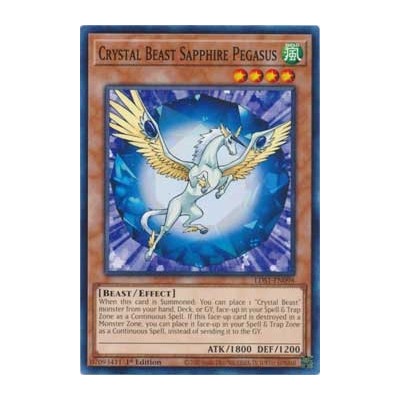 Crystal Beast Sapphire Pegasus - LDS1-EN098