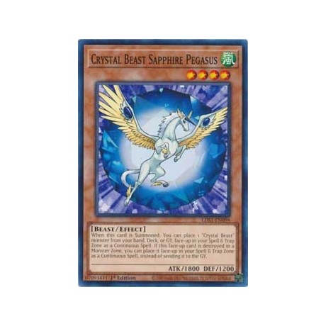 Crystal Beast Sapphire Pegasus - LDS1-EN098