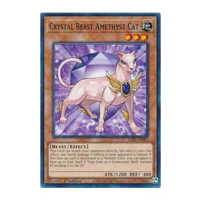 Crystal Beast Amethyst Cat - LDS1-EN093