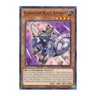 Gladiator Beast Attorix - MP20-EN156