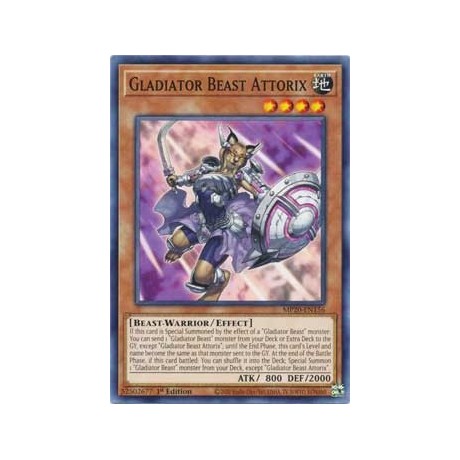 Gladiator Beast Attorix - MP20-EN156