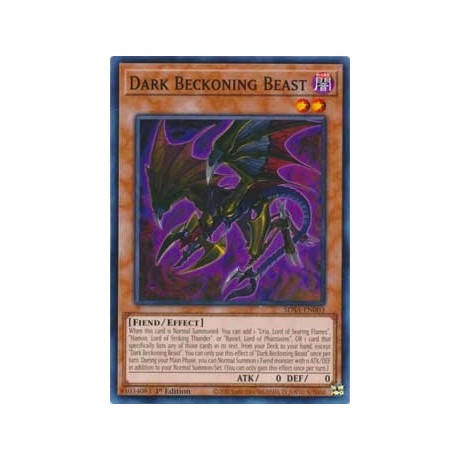 Dark Beckoning Beast - SDSA-EN003