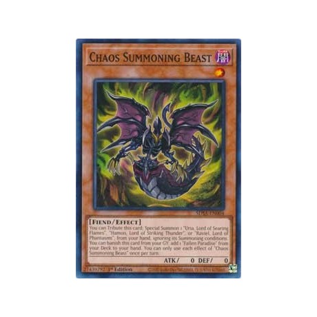 Chaos Summoning Beast - SDSA-EN004