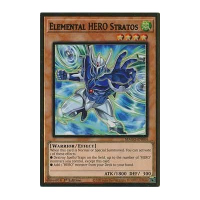 Elemental HERO Stratos (alternate art) - MAGO-EN004