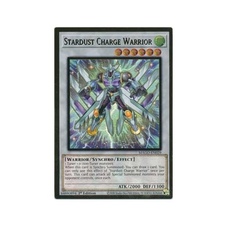 Stardust Charge Warrior - MAGO-EN029