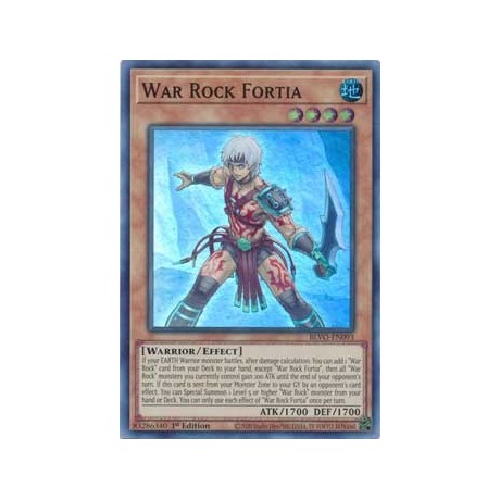 War Rock Fortia - BLVO-EN093