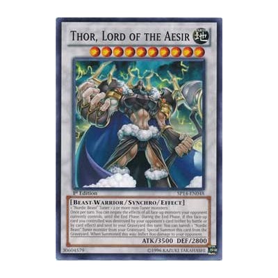 Thor, Lord of the Aesir - STOR-KR038 - Ultimate Rare - Versão Coreana