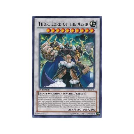 Thor, Lord of the Aesir - STOR-KR038 - Ultimate Rare - Versão Coreana