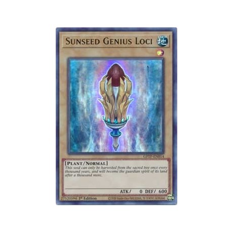 Sunseed Genius Loci - GFTP-EN014