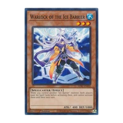 Warlock of the Ice Barrier - SDFC-EN010