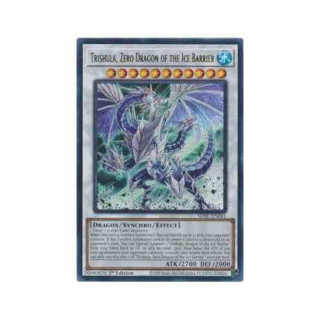 Trishula, Zero Dragon of the Ice Barrier - SDFC-EN041