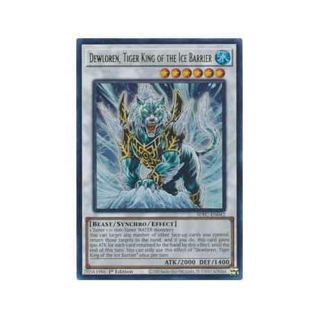 Dewloren, Tiger King of the Ice Barrier - SDFC-EN042