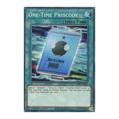 One-Time Passcode - EGS1-EN031