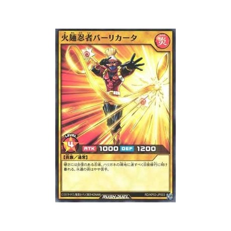 Masked Fiery Noodle Ninja Barikata - RD/KP03-KR003