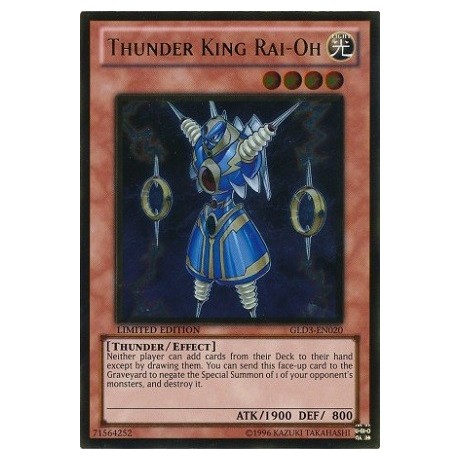 Thunder King Rai-Oh - GLD3-EN020