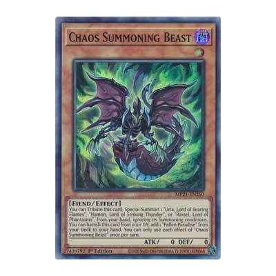 Chaos Summoning Beast - MP21-EN250