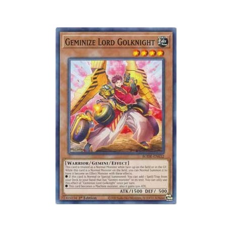 Geminize Lord Golknight - BODE-EN032