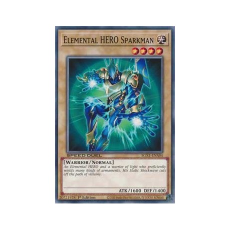 Elemental HERO Sparkman - SGX1-ENA04